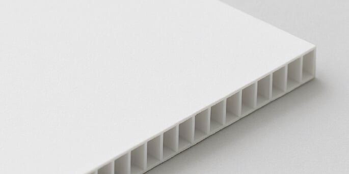material CORRUGADO PLASTICO 4tipos para corte cnc corrugado plástico para corte e impresion