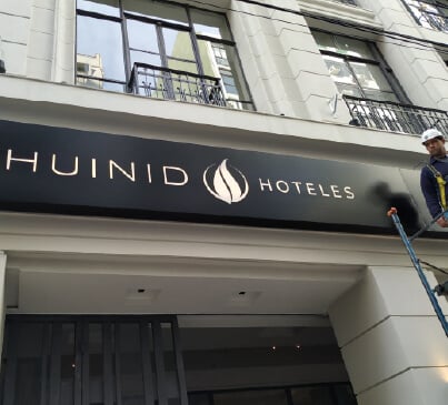 cartel alucobond corte laser 4tipos para hotel cartel alucobond calado en láser 4tipos corte laser
